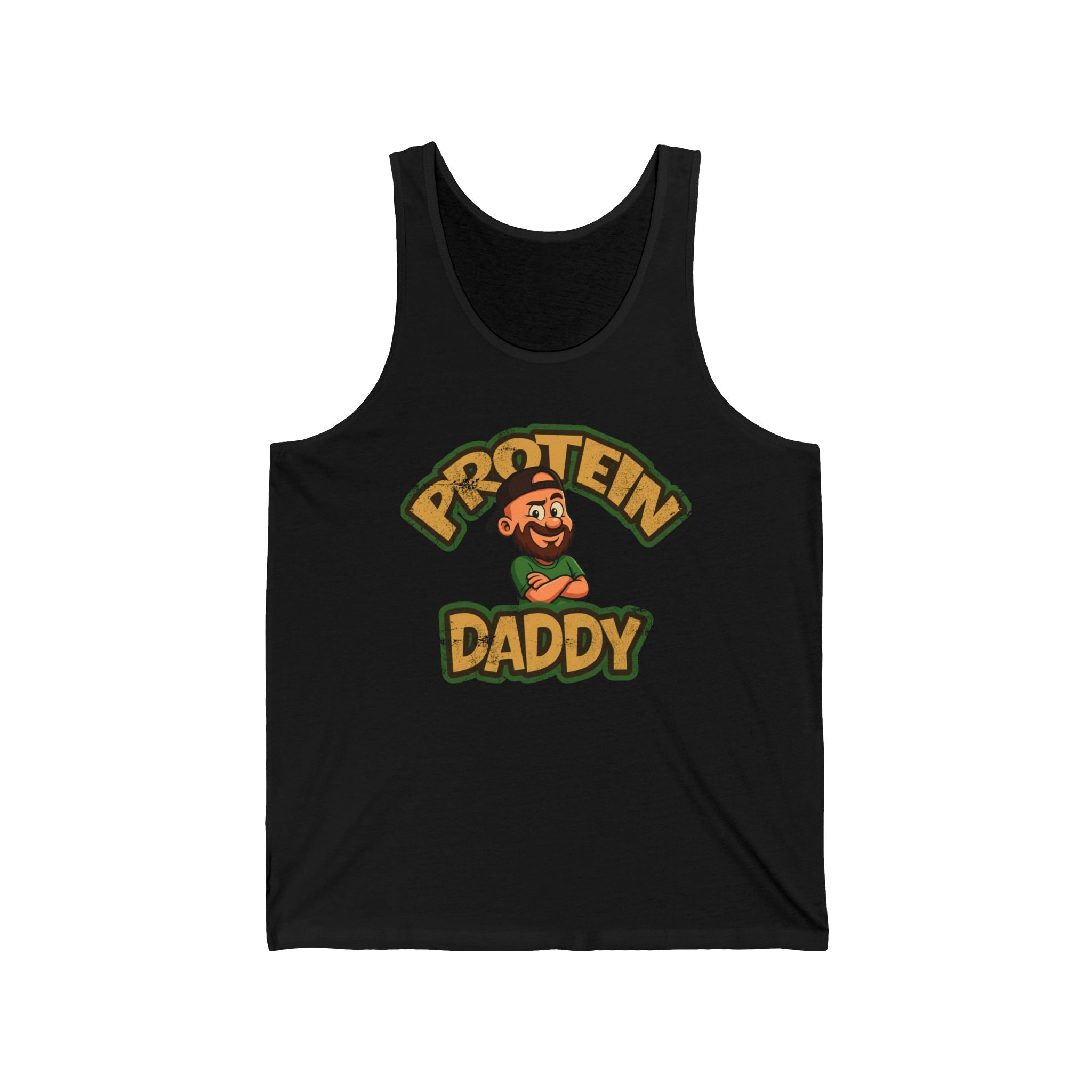 Protein Daddy Tank Top | Fitness Gym Muscle Dad Workout Shirt