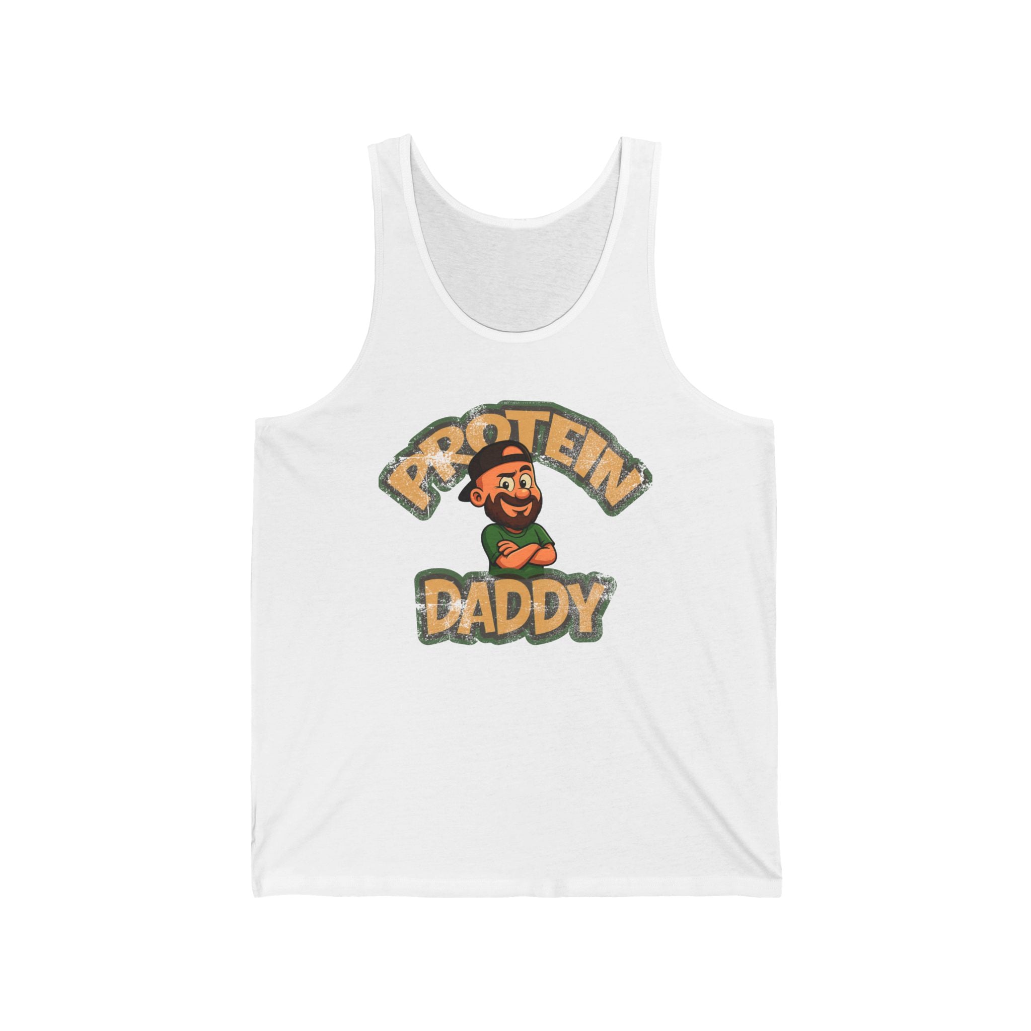 Protein Daddy Tank Top | Fitness Gym Muscle Dad Workout Shirt