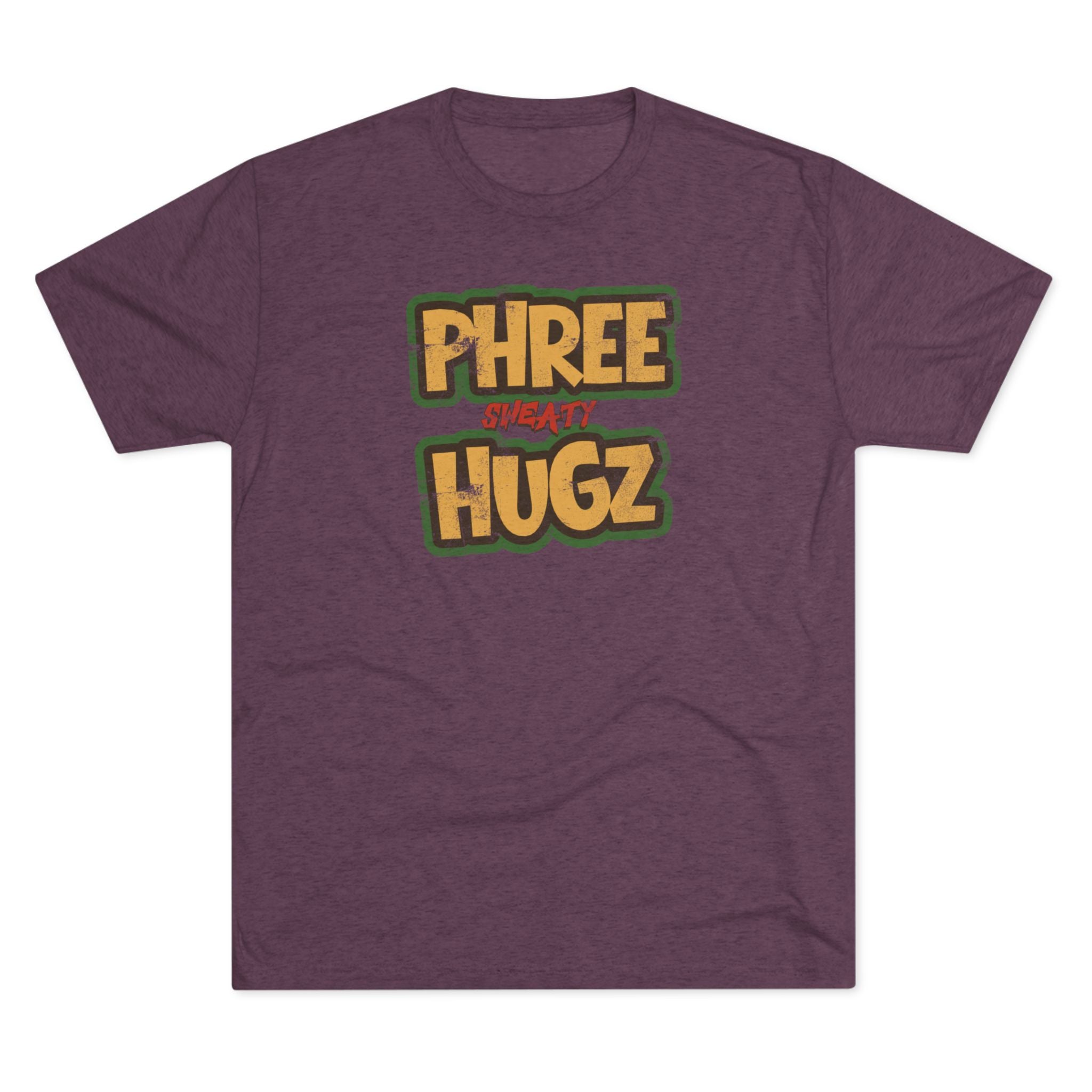 Phree (sweaty) Hugz Tri-Blend Graphic T-Shirt