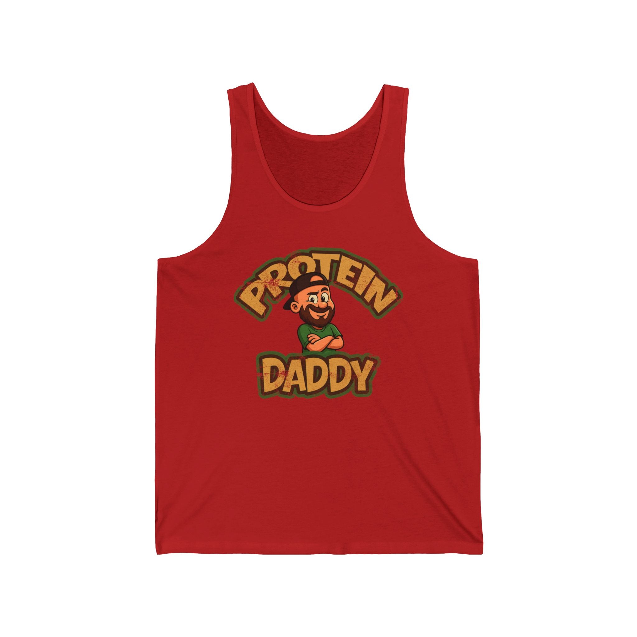 Protein Daddy Tank Top | Fitness Gym Muscle Dad Workout Shirt