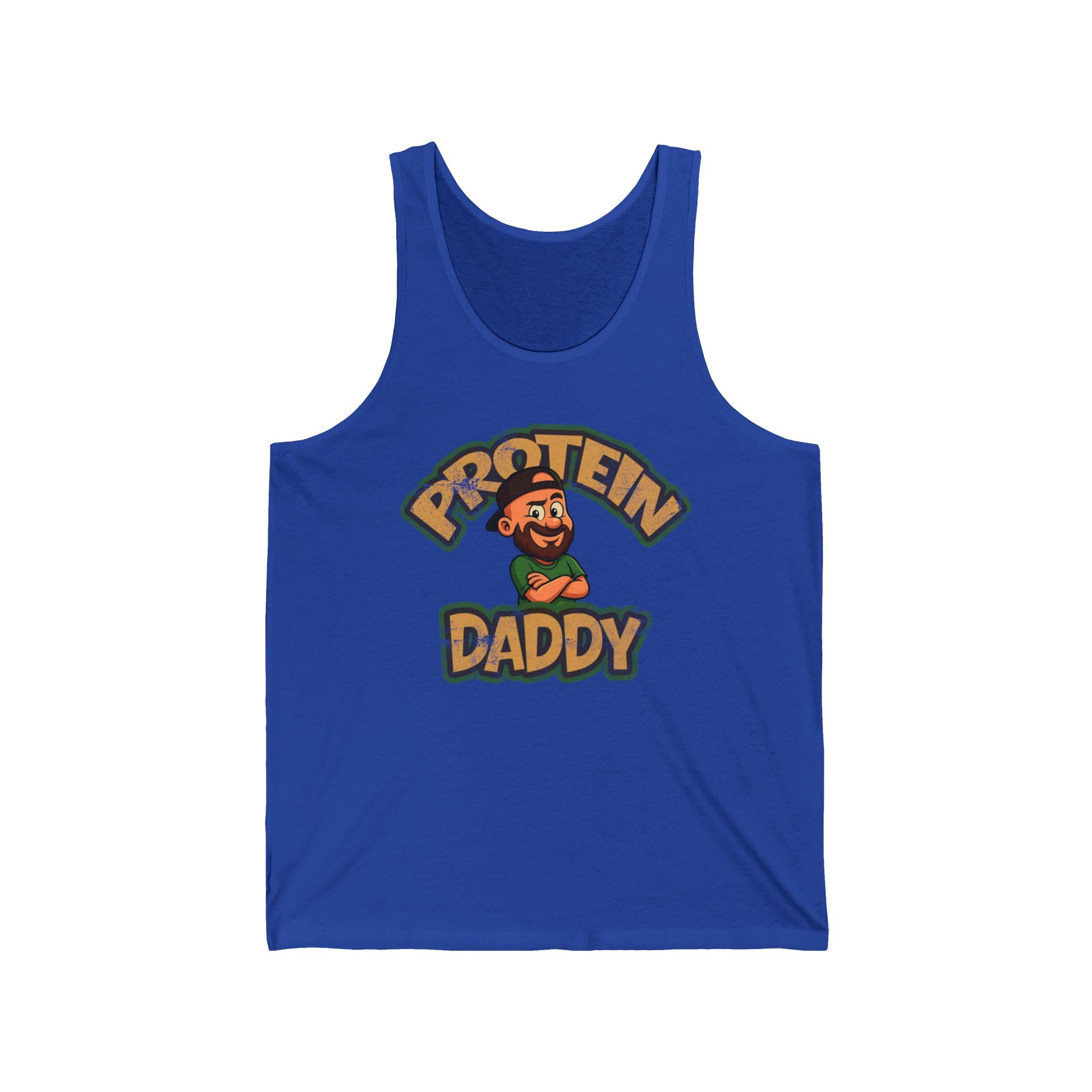 Protein Daddy Tank Top | Fitness Gym Muscle Dad Workout Shirt