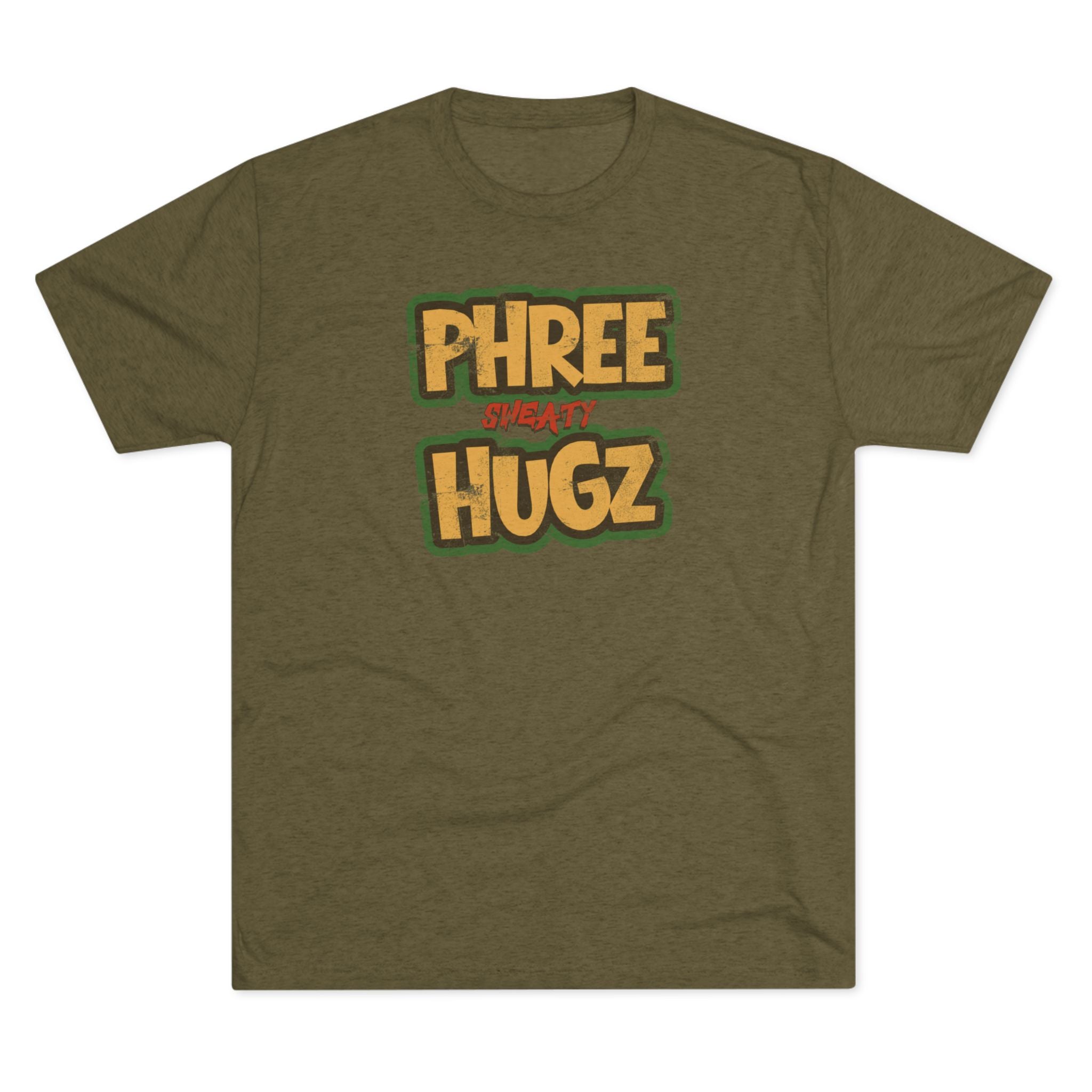 Phree (sweaty) Hugz Tri-Blend Graphic T-Shirt