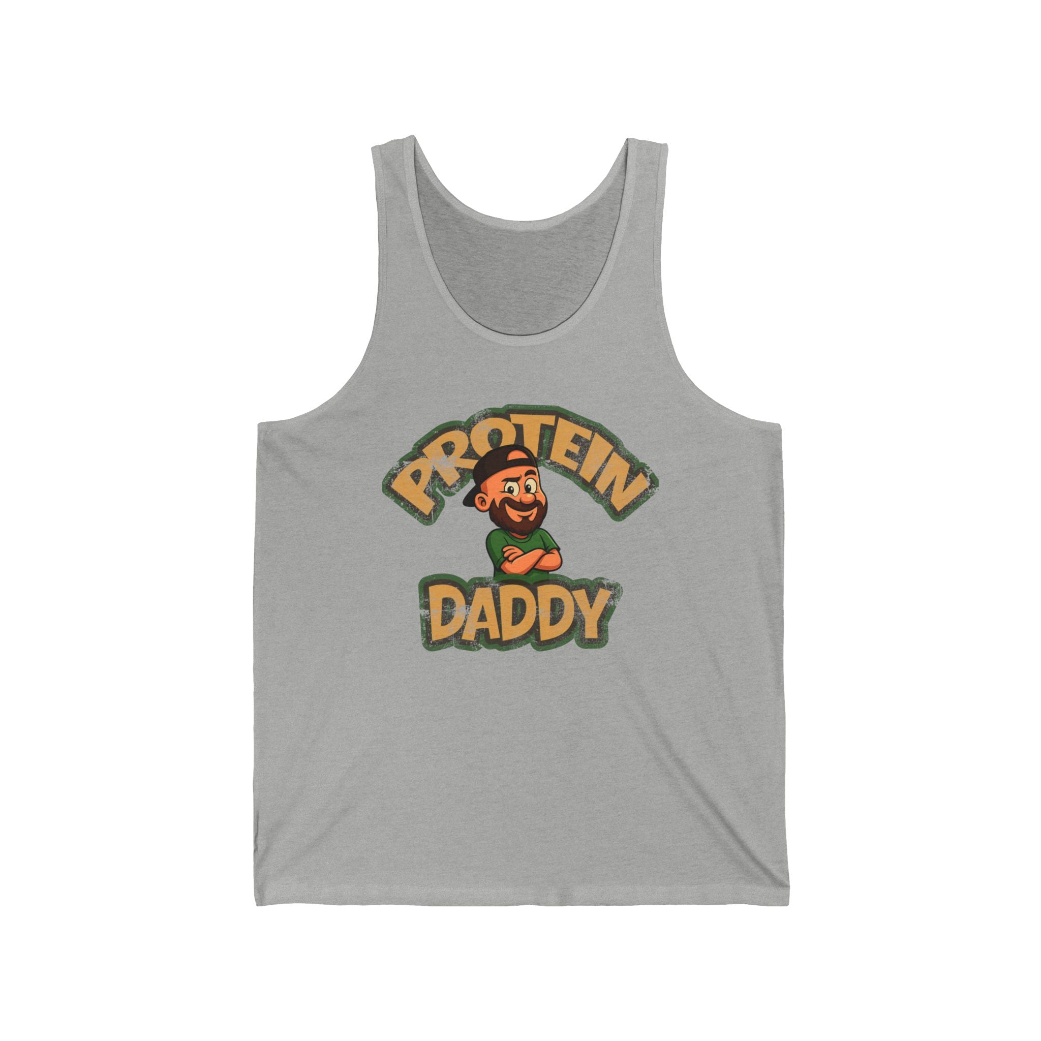 Protein Daddy Tank Top | Fitness Gym Muscle Dad Workout Shirt